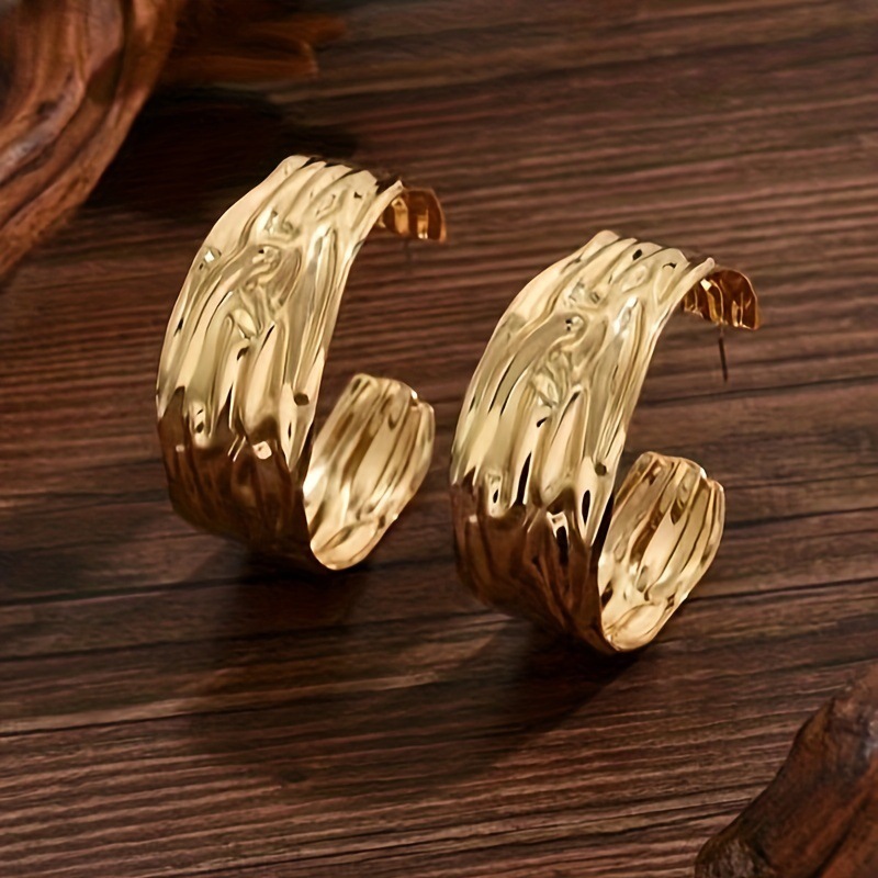 ABL Exaggerated Alloy Earrings 01
