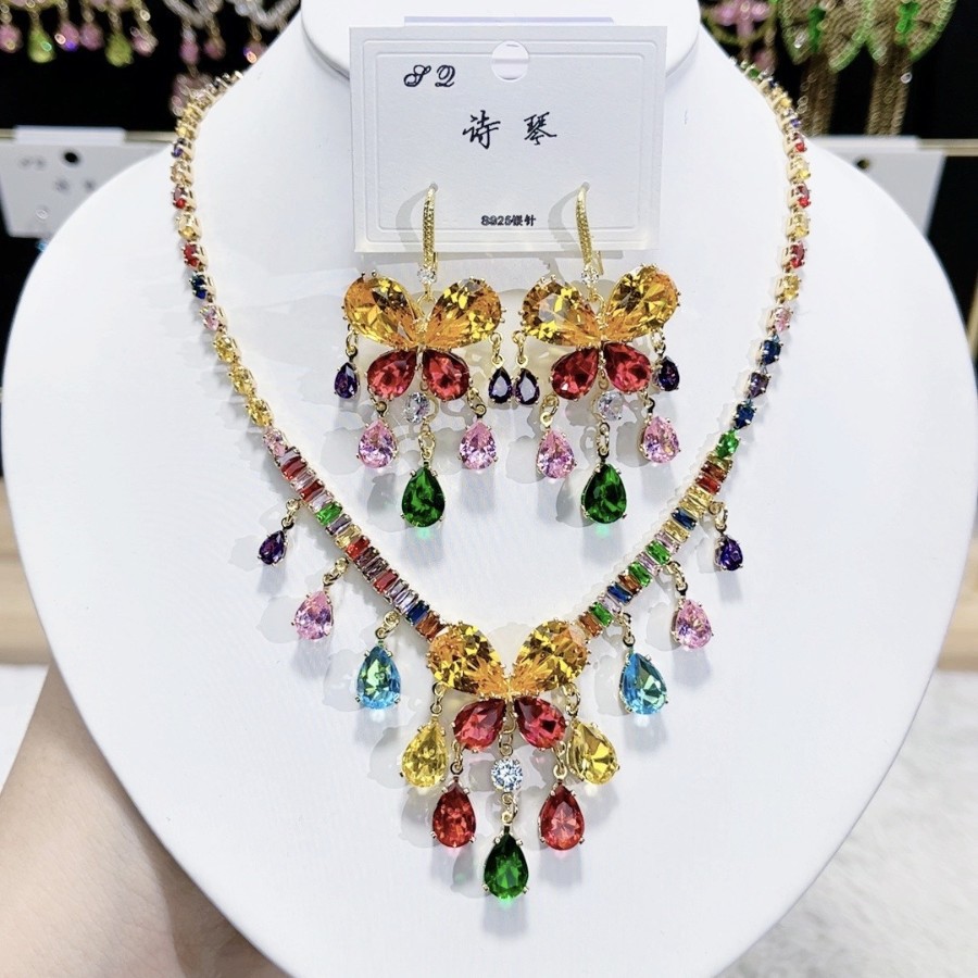 GSZ Elegant Zircon Jewelry Sets  01