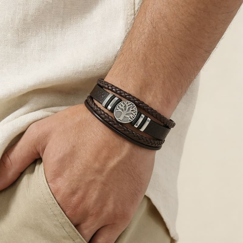 Men’s Leather Bracelets: Timeless Casual Fashion Must-Have