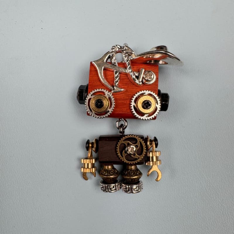 JQR Handmade Robot Pendant 02