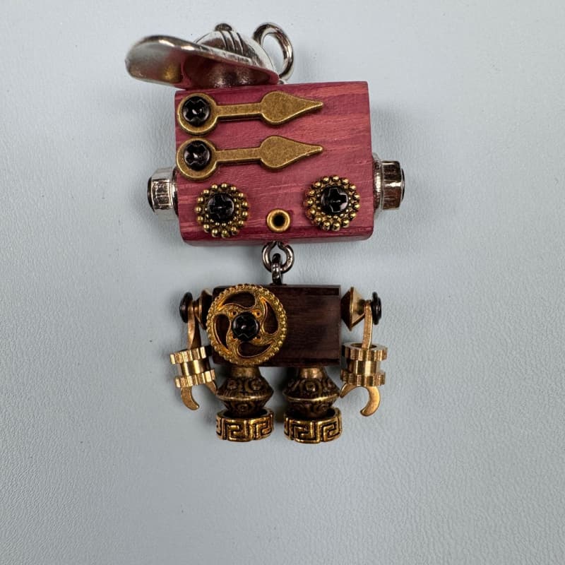 JQR Handmade Robot Pendant 02