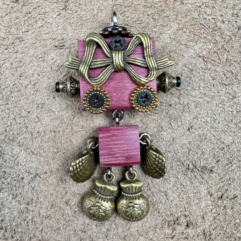 JQR Handmade Robot Pendant 03