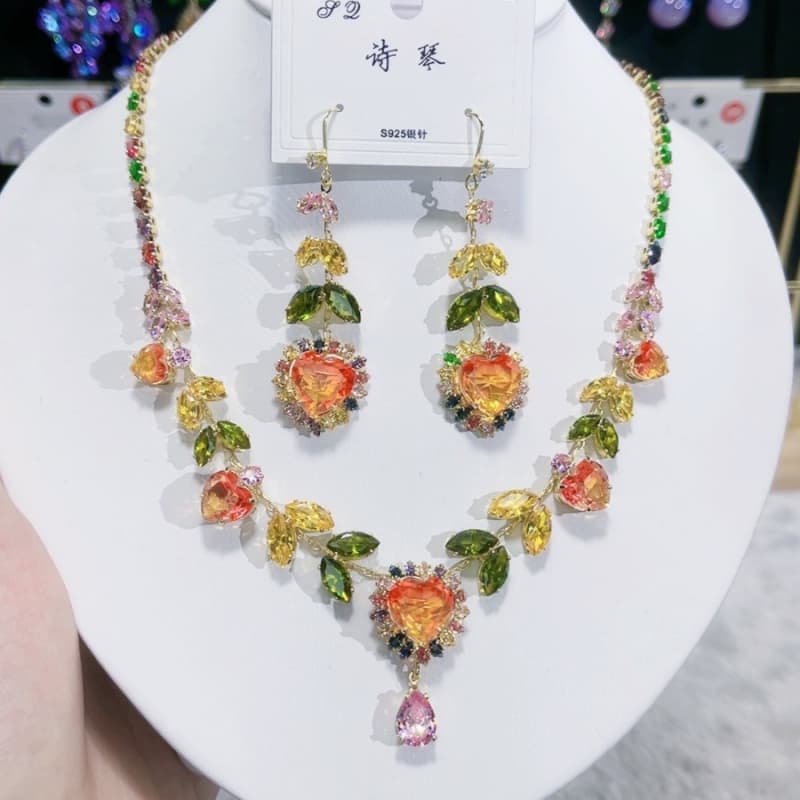 GSZ Elegant Zircon Jewelry Sets 02
