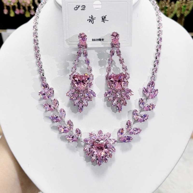 GSZ Elegant Zircon Jewelry Sets 02