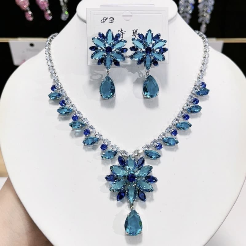 GSZ Elegant Zircon Jewelry Sets 03