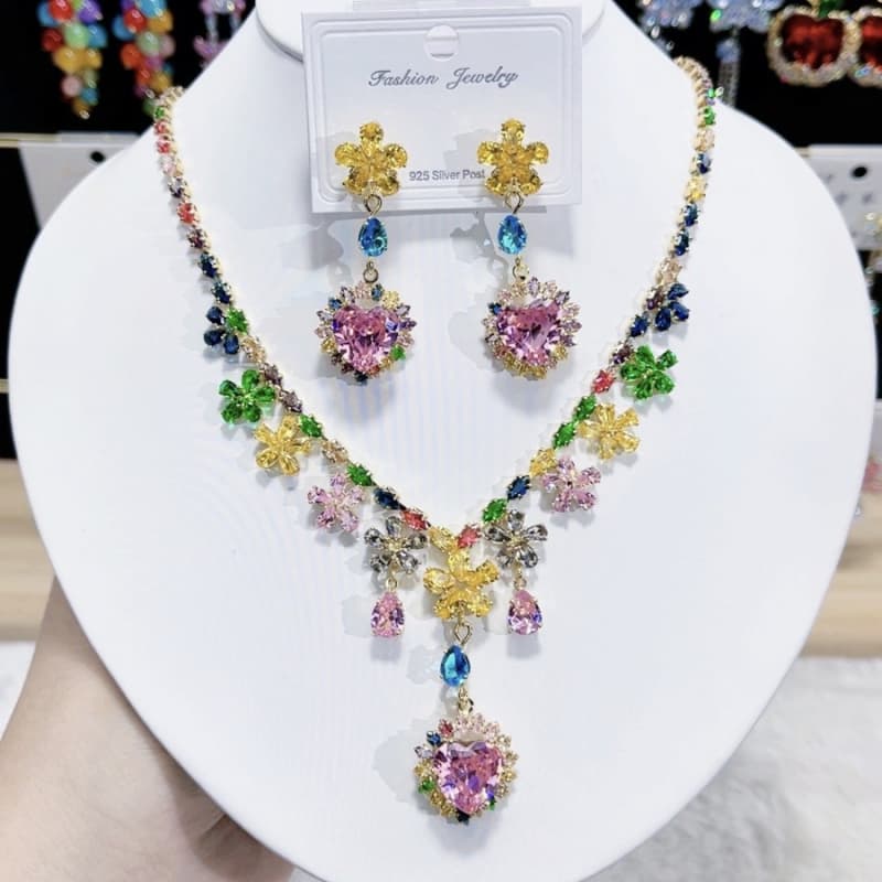 GSZ Elegant Zircon Jewelry Sets 03