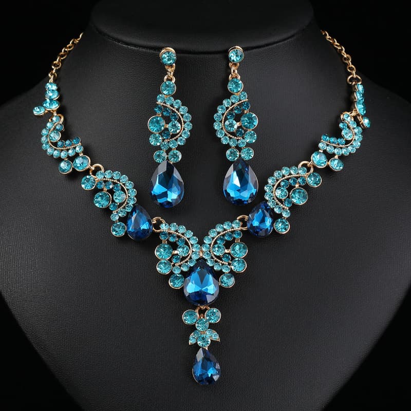 ZC Alloy Glass Jewelry Sets 01