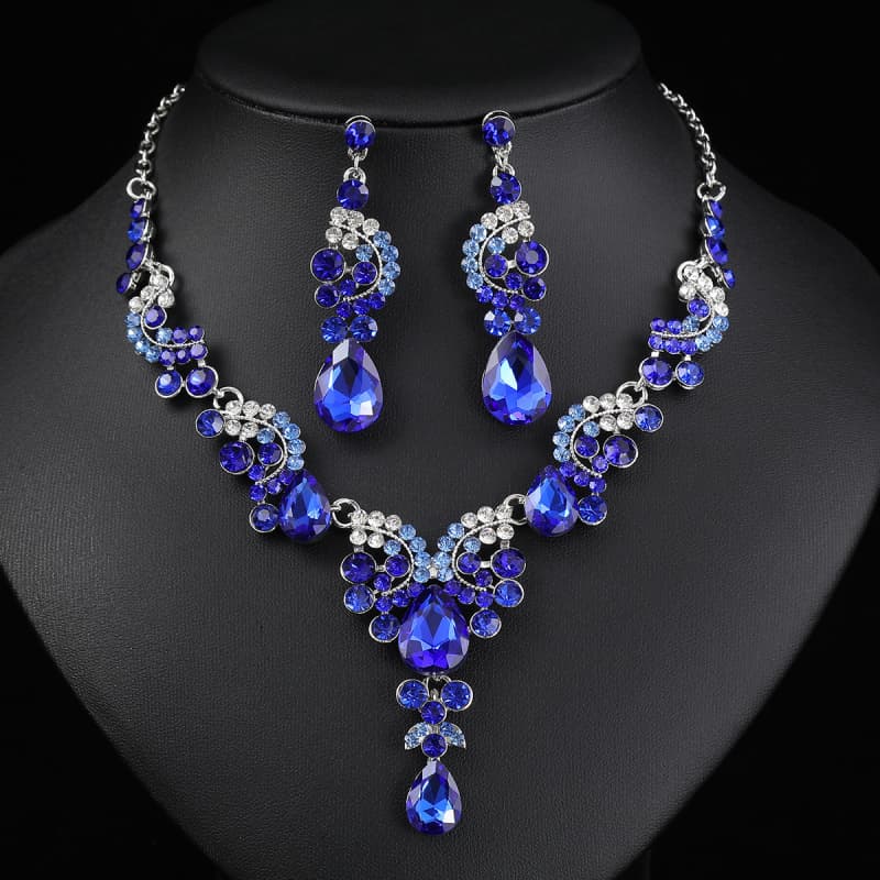 ZC Alloy Glass Jewelry Sets 01