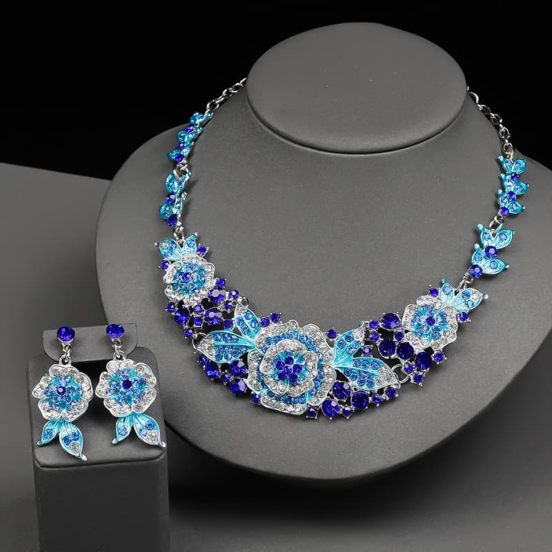 ZC Alloy Glass Jewelry Sets 02