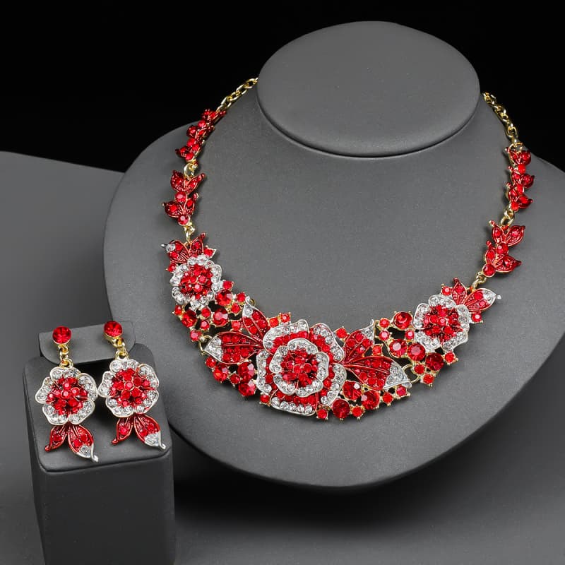 ZC Alloy Glass Jewelry Sets 02