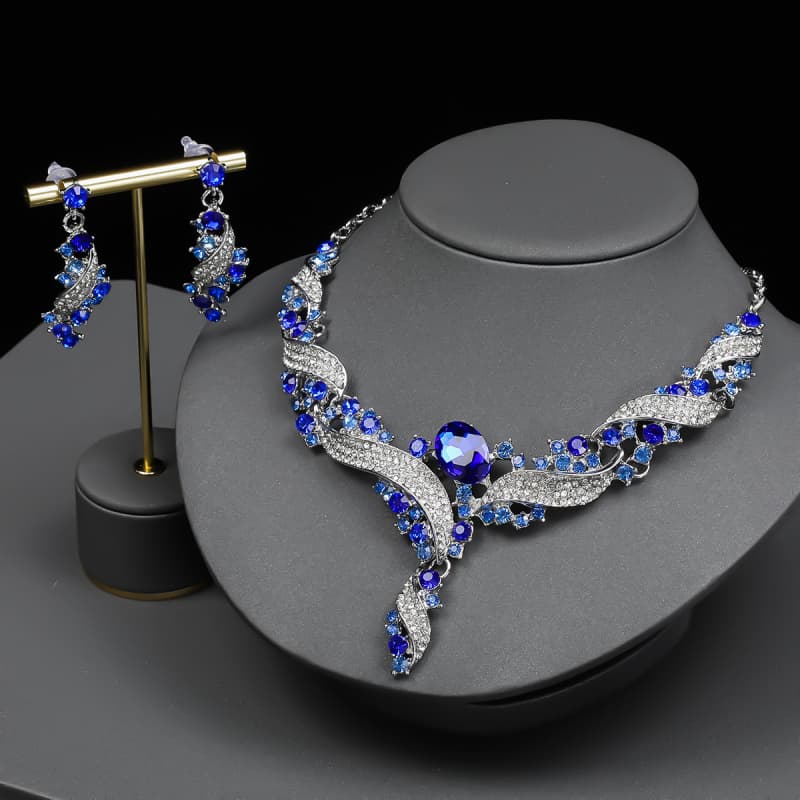 ZC Alloy Glass Jewelry Sets 03
