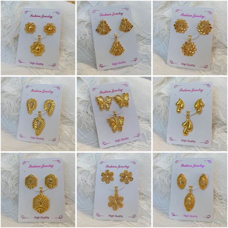 ZLF Gold-plated Jewelry Sets 01