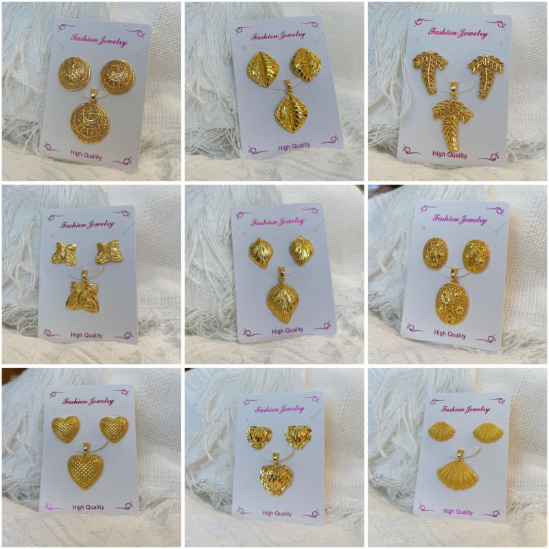 ZLF Gold-plated Jewelry Sets 02