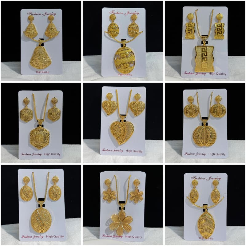 ZLF Gold-plated Jewelry Sets 03