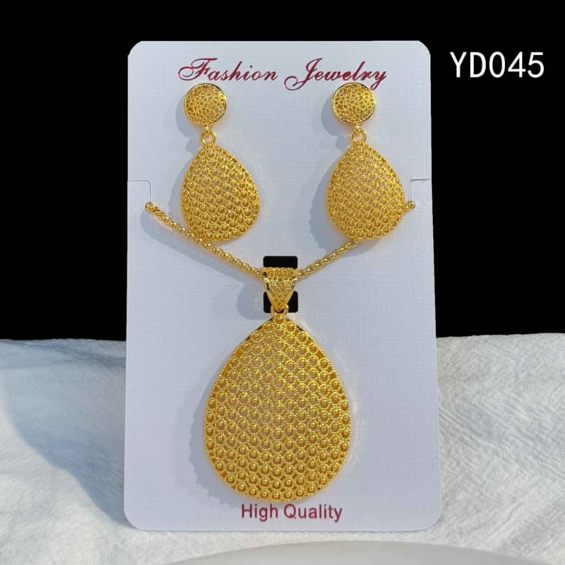 ZLF Gold-plated Jewelry Sets 03