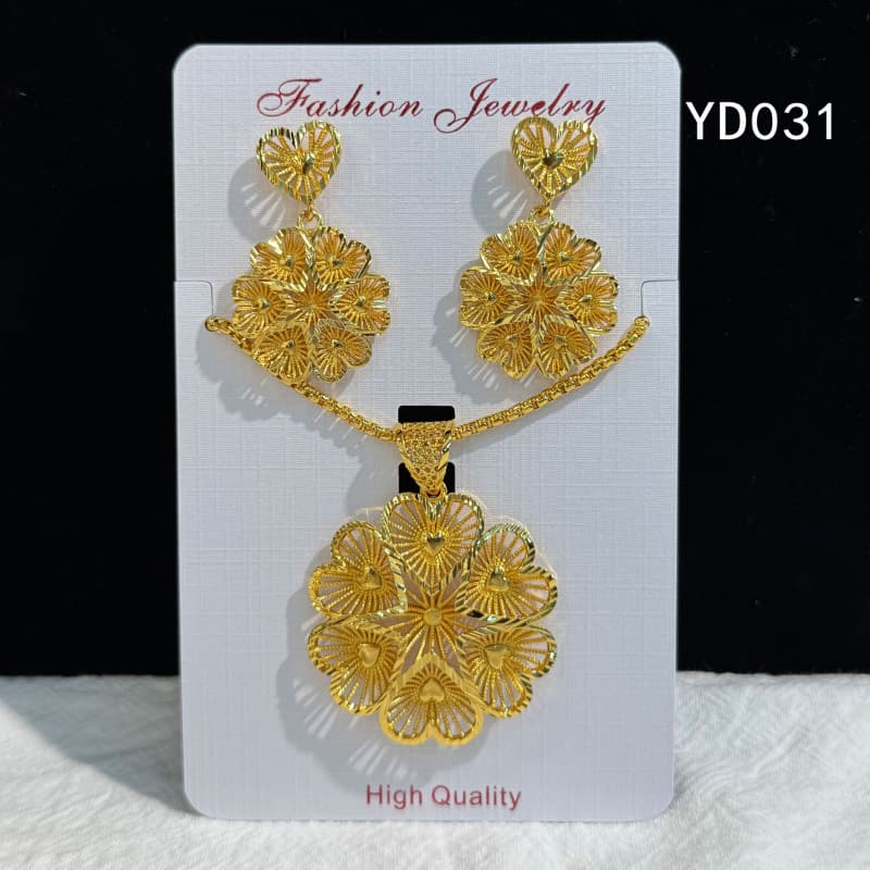 ZLF Gold-plated Jewelry Sets 03