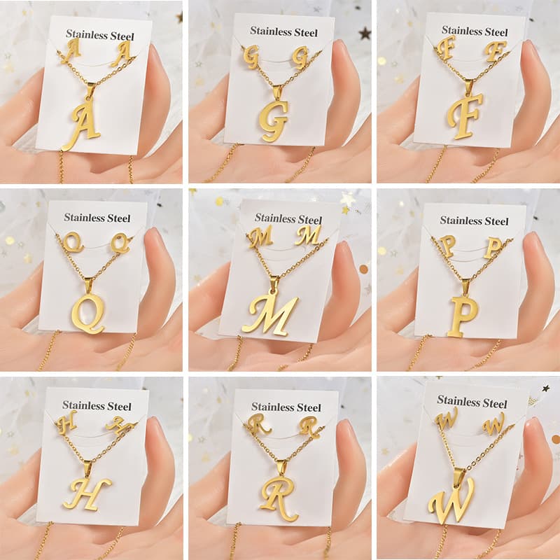 YXA Stainless Steel Jewelry Sets 01