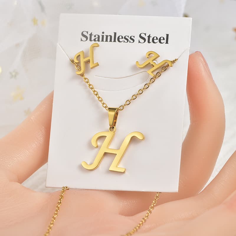 YXA Stainless Steel Jewelry Sets 01