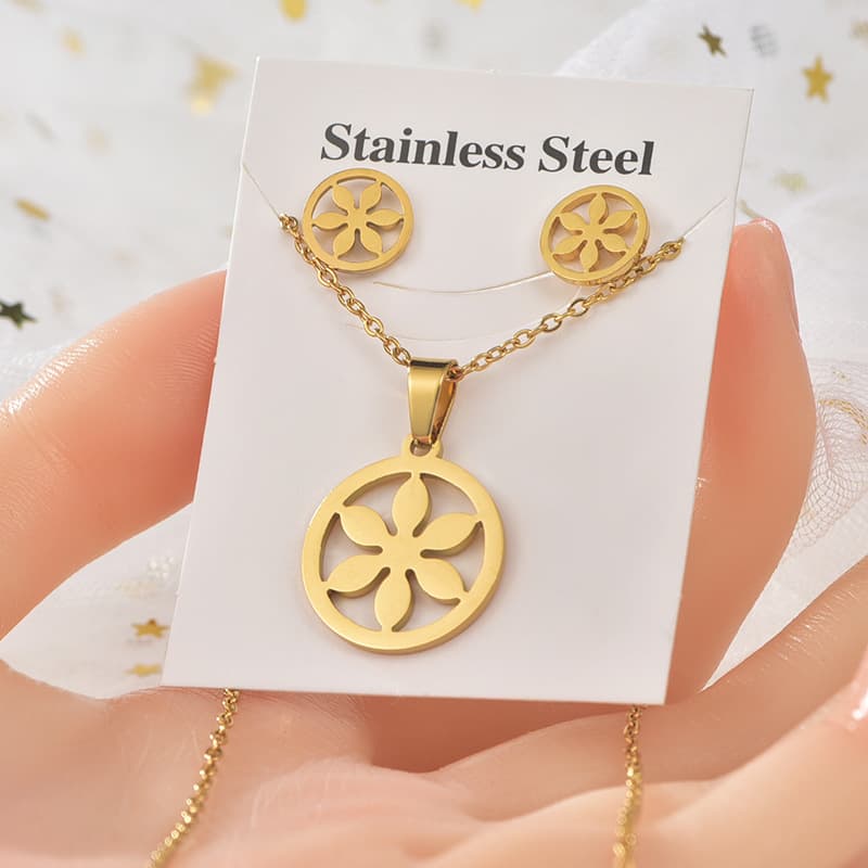 YXA Stainless Steel Jewelry Sets 02