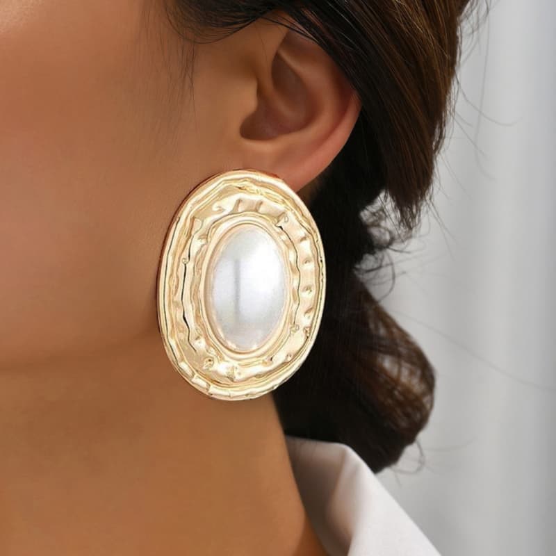 ABL Exaggerated Alloy Earrings 02