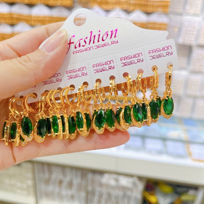 ZZ Gold-plated Earring Sets 01