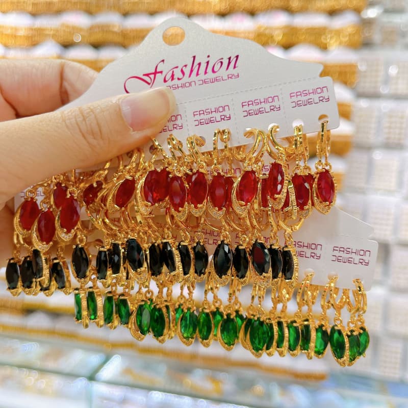 ZZ Gold-plated Earring Sets 01
