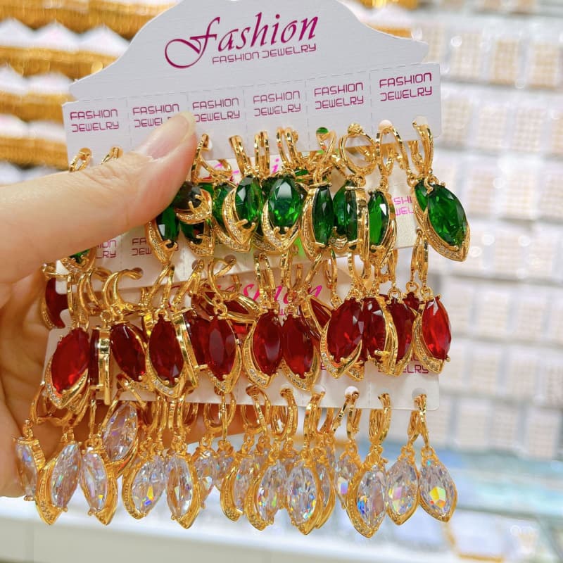 ZZ Gold-plated Earring Sets 01