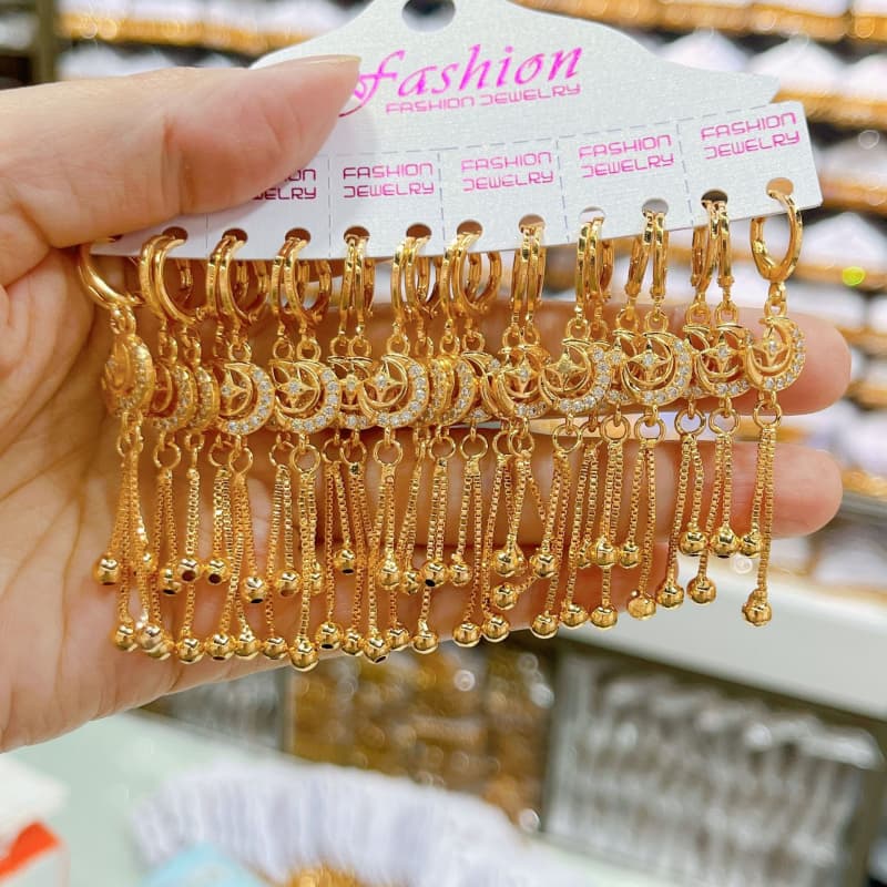 ZZ Gold-plated Earring Sets 02