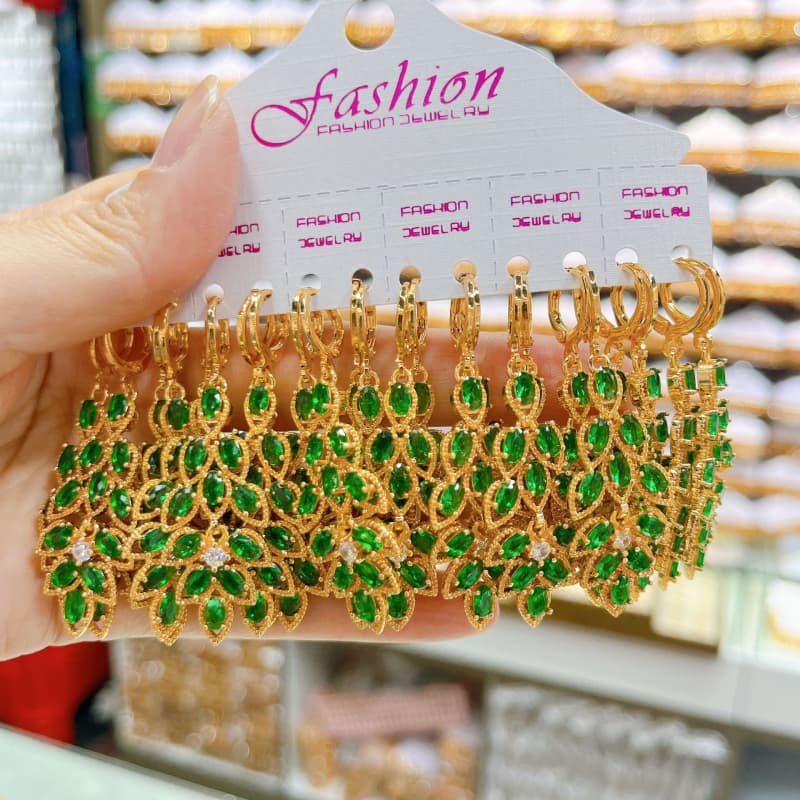 ZZ Gold-plated Earring Sets 03