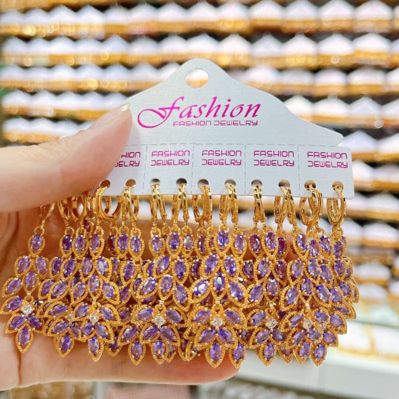 ZZ Gold-plated Earring Sets 03