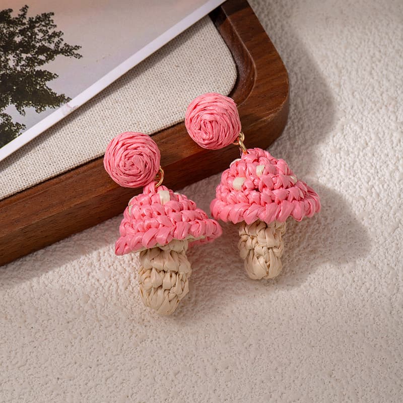 QHA Holiday-style Rafi Grass Earrings 01