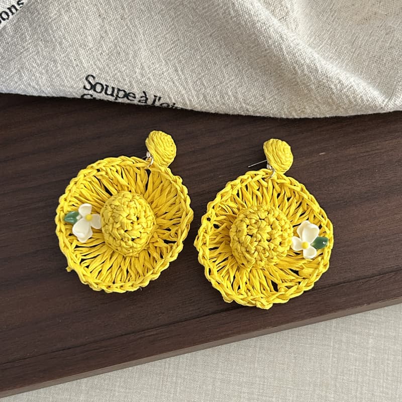 QHA Holiday-style Rafi Grass Earrings 03