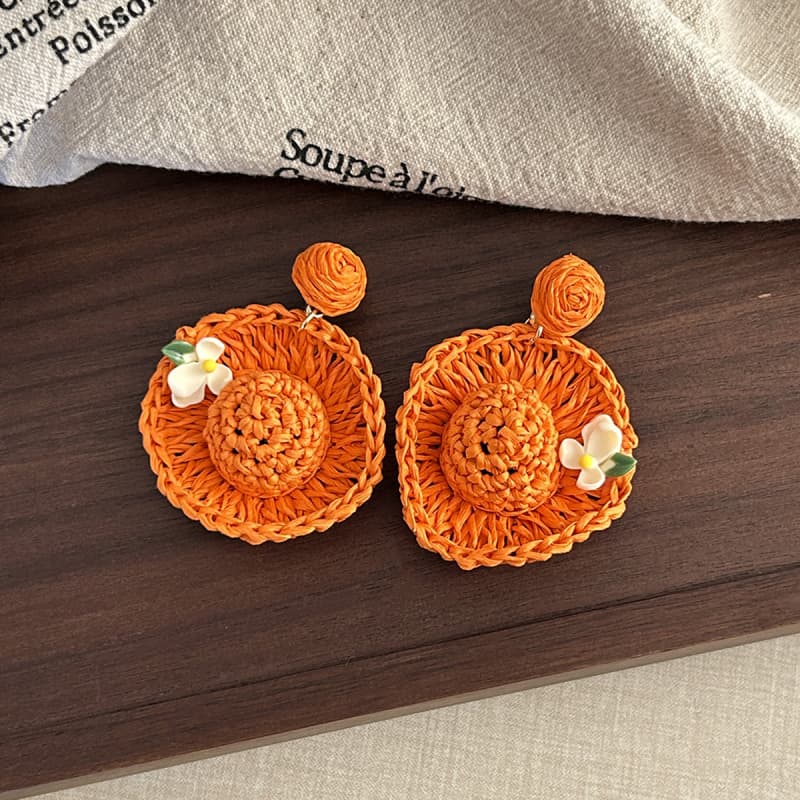 QHA Holiday-style Rafi Grass Earrings 03
